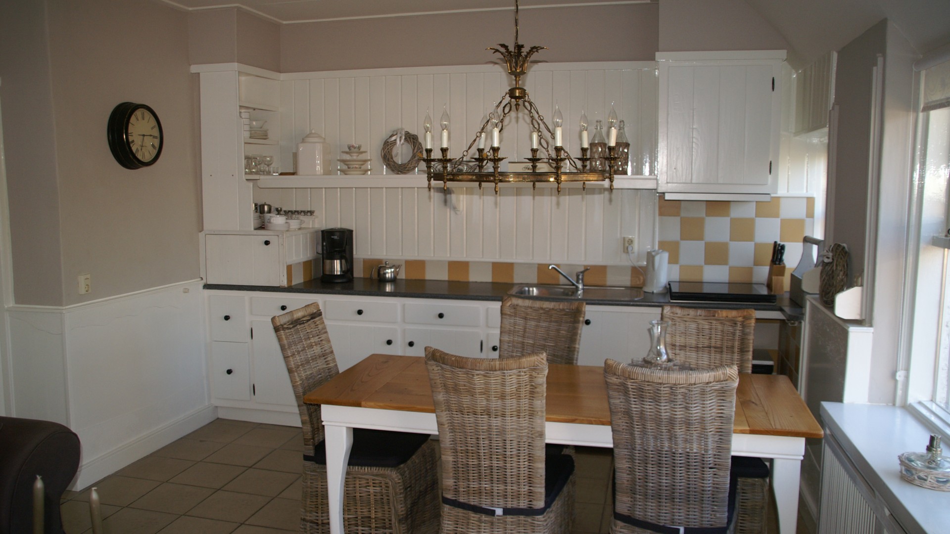 Strandhuis appartement keuken